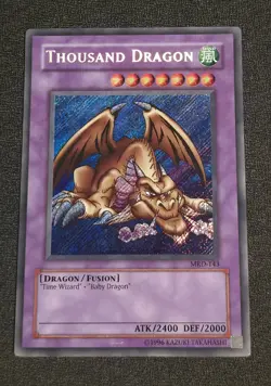 Yu-Gi-Oh! TCG Thousand Dragon MRD-143 Secret Rare Unlimited Near Mint - Image 1