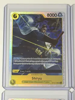 Shiryu OP16-108 The Time Of Battle 4 Foil Card Play Set Lot One Piece - Image 2