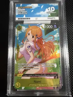 ACE Perfect 10 Nami ST29-008 Parallel Egghead Ace Label One Piece English P1 - Image 1