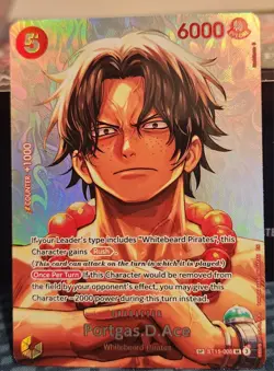 One Piece Portgas.D.Ace (SP) ST15-005 The Time of Battle English OP16 CLEAN! - Image 1
