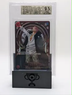 One Piece Shanks OP09-004 SP Carrying On His Will Gold Foil BGS 9.5 JAPANESE - Image 1
