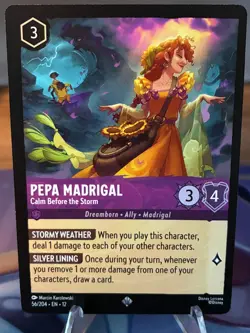 Disney Lorcana TCG - Pepa Madrigal - Calm Before the Storm 56/204 - Super Rare - Image 1
