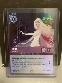 DISNEY 100 LORCANA RISE OF THE FLOODBORN COLLECTORS EDITION ELSA PROMO 19/P1 - Image 1