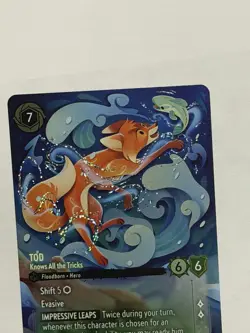 Disney Lorcana Tod Knows All the Tricks ENCHANTED Winterspell 230/204 English NM - Image 4