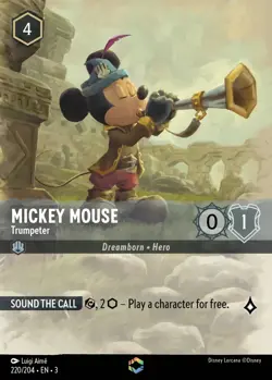 Disney Lorcana TCG Enchanted Mickey Mouse -Trumpeter - Image 1