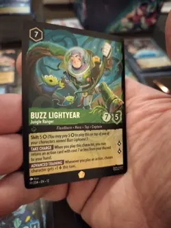 Disney Lorcana Buzz Lightyear Jungle Ranger Wilds Unknown Legendary 91/204 - Image 3