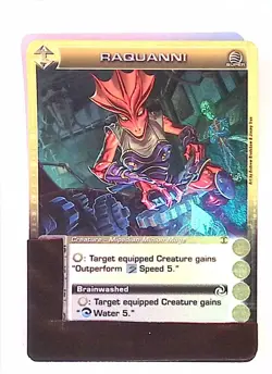 Chaotic Card Raquanni Forged Unity Random Stats TCG CCG - Image 1