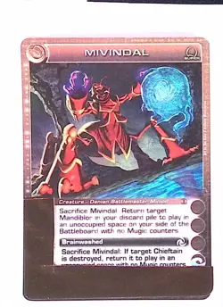 Chaotic Card MIVINDAL Beyond The Doors Random Stats TCG CCG - Image 1