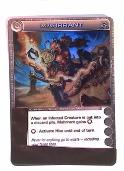 Chaotic Card Mahrrant Random Stats Super Rare TCG CCG - Image 1