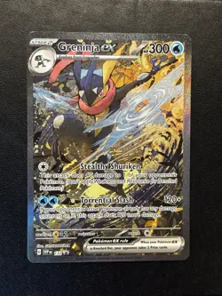Pokemon TCG Greninja EX Black Star Promo Shrouded Fable SVP132 Mint/Nm Card - Image 1