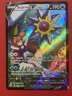 Starmie V TG13/TG30 Swsh10: Astral Radiance Trainer Gallery Pokemon Card TCG - Image 2