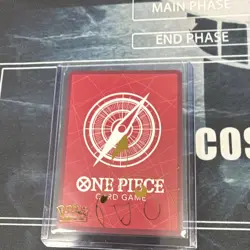 Bandai Luffy & Ace Leader ST30-001 Signed Foil English One Piece Card Game 6000 - Image 2