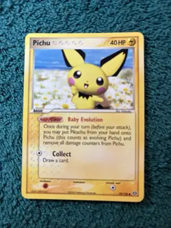 Pichu 59/106 Emerald Regular. This Card Is In Really Nice Condition. ￼ - Image 1