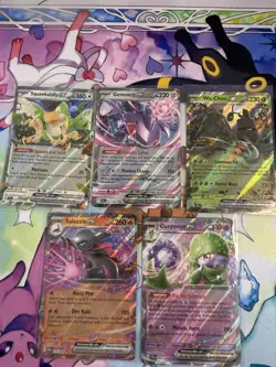 Pokemon Scarlet And Violet Mega Evolution Ex Double Rare 5 Card Lot - NM - Image 1