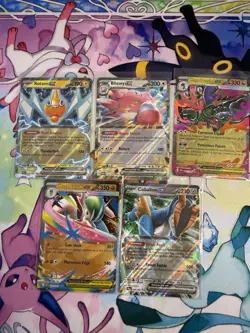 Pokemon Scarlet And Violet Mega Evolution Ex Double Rare Lot Of 5 Cards - NM - Image 1