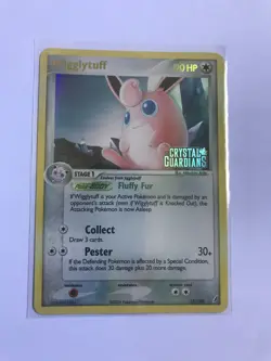 Wigglytuff Crystal Guardians Holo Pokemon Card - Image 1