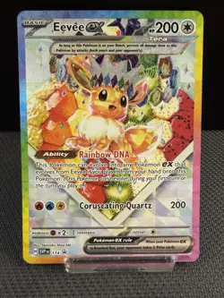Eevee Ex 174 Scarlet & Violet Promo Holo Pokemon Card English - Image 1
