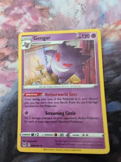 Gengar SWSH11: Lost Origin Holo Rare 066/196 Pokemon Cards Near Mint Light Play - Image 1