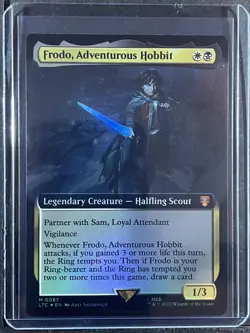 Frodo, Adventurous Hobbit (Extended Art) Foil #87 Lord of the Rings 250001 - Image 1