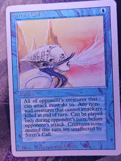 Siren's Call Uncommon Revised Edition Magic: The Gathering Moderately Played - Image 1