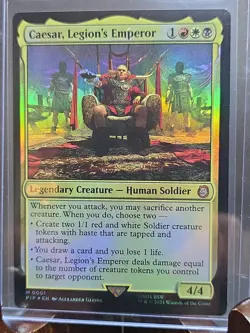 Caesar, Legion's Emperor Universes Beyond: Fallout MTG Foil Near Mint - Image 3