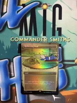 Reflecting Pool ✨ Borderless Rainbow 🌈 FOIL ✨ Fallout® Secret Lair MTG - Image 1
