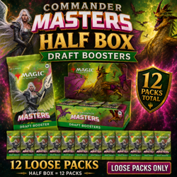 MTG Commander Masters Draft Boosters - 12 Loose Packs - Half Box CMM - Image 1