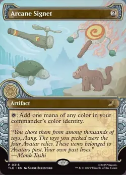 Arcane Signet ** Showcase ** #315 - Avatar: Eternal - NM MTG - Image 1