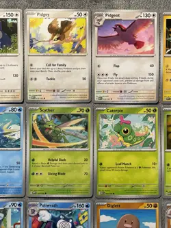 Pokemon Cards Lot SV 151 Snorlax Scyther Charmander Pidgeot Koffing Diglett +++ - Image 3