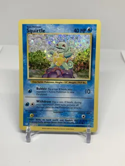 x1 Squirtle 001/034 Holo Classic Collection CLB Promo 2023 Pokemon Card - Image 1