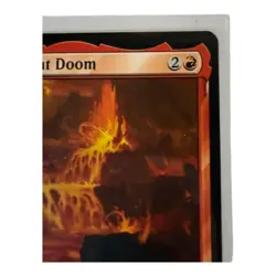 Magic The Gathering Fires Of Mount Doom Card Legendary Enchantment 2023 Collecti - Image 3
