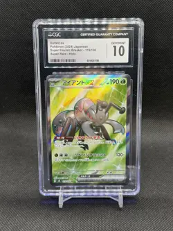 CGC 10 Durant ex Holo 119/106 SR Super Electric Breaker Japanese Pokemon Card - Image 1