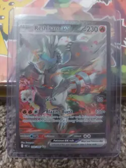 Pokemon TCG Reshiram EX White Flare Near Mint or Better Card 166/086 - Image 1