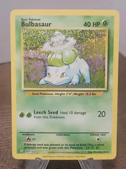 Bulbasaur 001/034 CLV NM Trading Card Game Classic Holo Pokemon - Image 1
