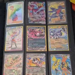 Pokemon TCG Nintendo 9-Card Lot Full Art Holo Cyllene, Garchomp ex + - Image 1