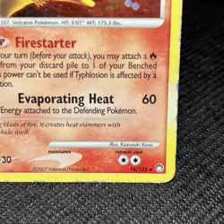 Typhlosion #16/123 Mysterious Treasures Holo Rare Pokemon TCG MP-HP - Image 4