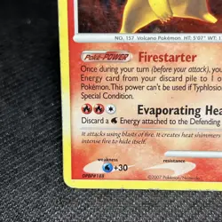Typhlosion #16/123 Mysterious Treasures Holo Rare Pokemon TCG MP-HP - Image 5