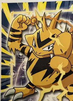 2000 Pokemon ELECTABUZZ #125 [Non-Holo] Topps Blue Logo 1st TV Animation NM-MT - Image 3