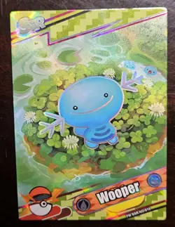 Eif Origins 4.0 WOOPER SSR No 010 Chinese Pokemon Non-TCG Full Art Card Holo - Image 1