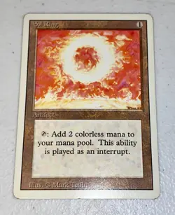Sol Ring - Revised Edition - Magic: The Gathering MTG - Mana Ramp - MP - Image 1