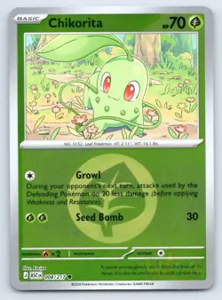 Pokemon Chikorita (Energy Symbol Pattern) Ascended Heroes ASC C 008/217 NM - Image 1