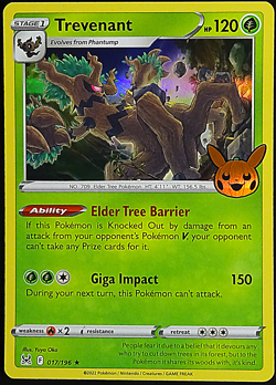 Trevenant 17/196 Rare Holo Trick or Trade 2023 (Lost Origin) - Pokemon TCG - Image 1