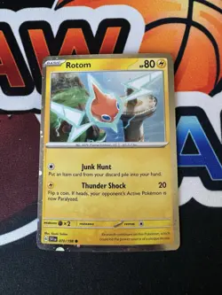 Rotom 070/198 Cosmos Holo Promo Scarlet & Violet Pokemon TCG Near Mint HD Swirl! - Image 1