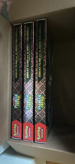 Pokemon TCG Paldean Fates Great Tusk and Iron Treads EX Premium Collection - Image 3