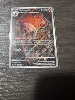 Pokemon TCG SV Black Bolt Volcarona 100/086 Holo Stage 1 120 HP English - Image 1