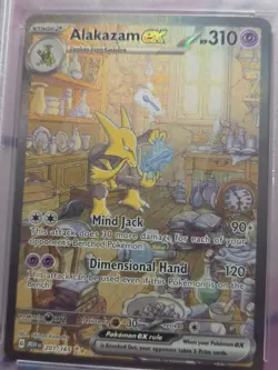Alakazam ex 201/165 Scarlet & Violet 151 PSA Graded 9 English Pokemon TCG - Image 2
