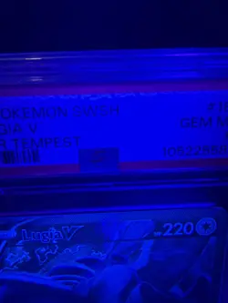 2022 POKEMON LUGIA V 186/195 SWSH SILVER TEMPEST ALTERNATE FULL ART PSA 10 - Image 4