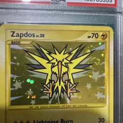 Pokemon TCG Platinum Supreme Victors Zapdos SR Holo 150/147 PSA 6 w/swirl pop192 - Image 3