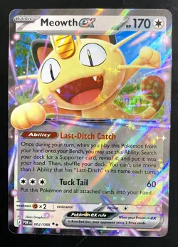 Pokemon Meowth EX 062/088 Perfect Order 2026 NM - Image 1