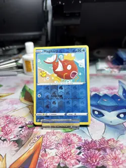 Pokemon TCG Magikarp 039/192 SWSH02: Rebel Clash Reverse Holo EN 2020 - Image 1